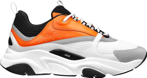 dior b22 sneakers black orange|Dior b22 white and grey.